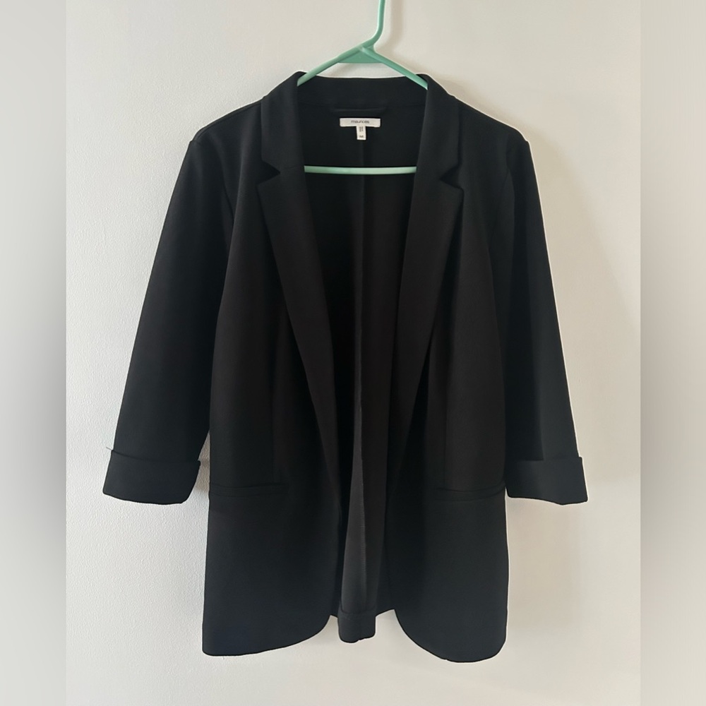 Maurices blazer size medium- black